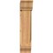 Ekena Millwork Traditional Traditional Smooth Bracket w/ Offset Brace, Western Red Cedar, 7 1/2"W x 22"D x 34"H BKT0806X22X34TRA01SWR - alternate 3